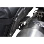 Universal stainless steel heat shield for the exhaust pipe